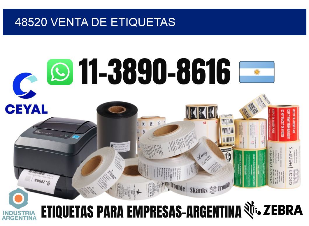48520 venta de etiquetas