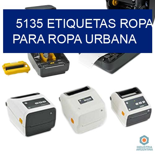 5135 Etiquetas ropa para ropa urbana