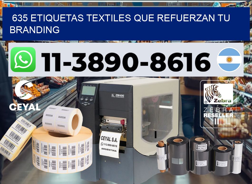 635 Etiquetas textiles que refuerzan tu branding