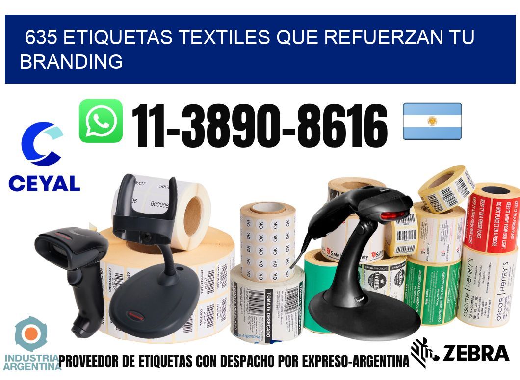 635 Etiquetas textiles que refuerzan tu branding