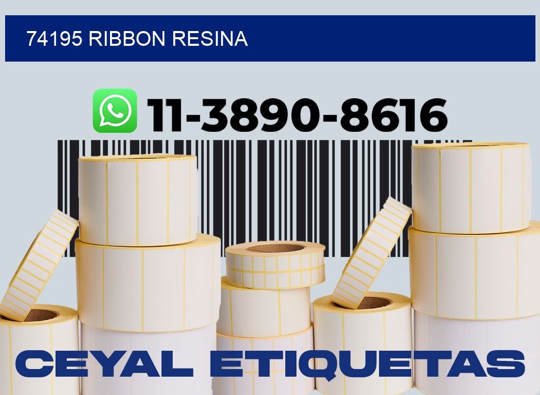74195 ribbon resina