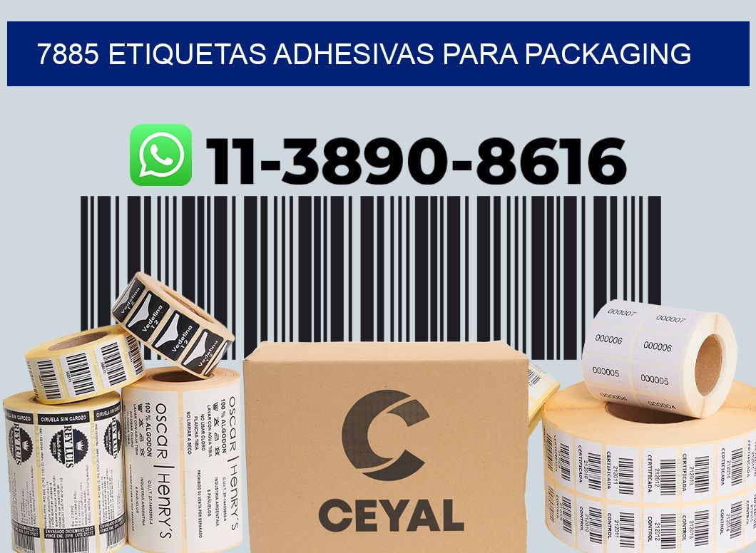 7885 etiquetas adhesivas para packaging
