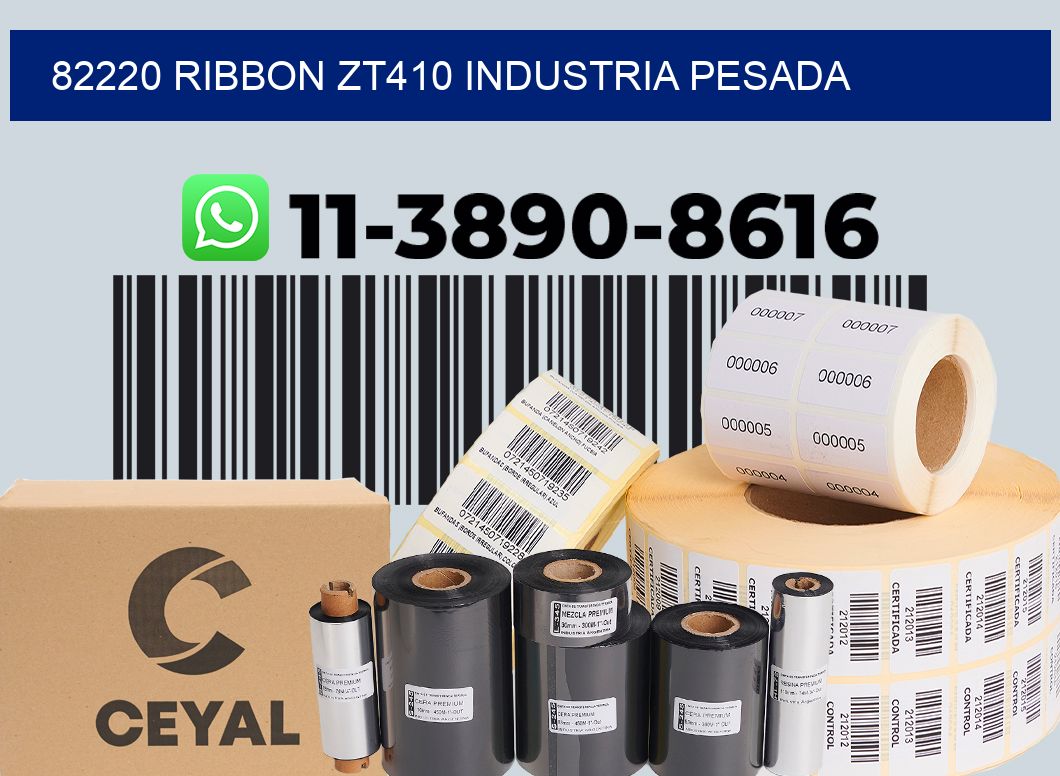 82220 ribbon zt410 industria pesada
