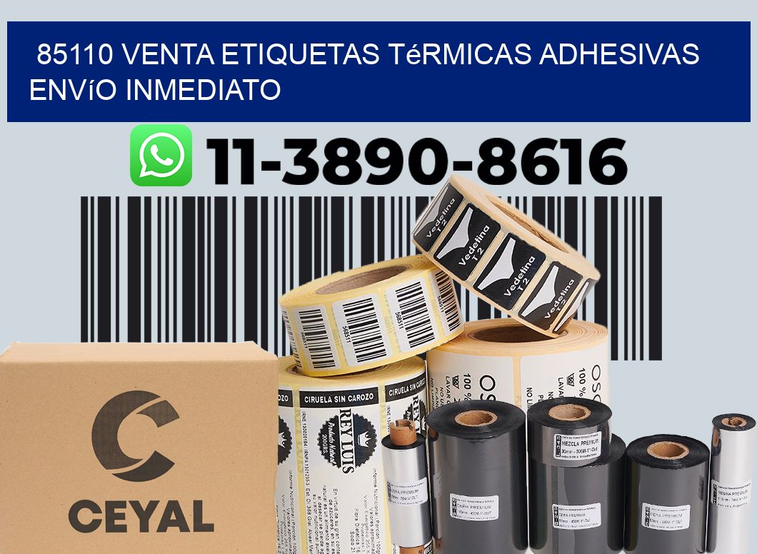 85110 venta etiquetas térmicas adhesivas envío inmediato