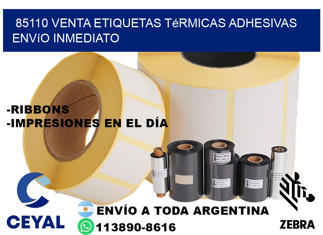 85110 venta etiquetas térmicas adhesivas envío inmediato