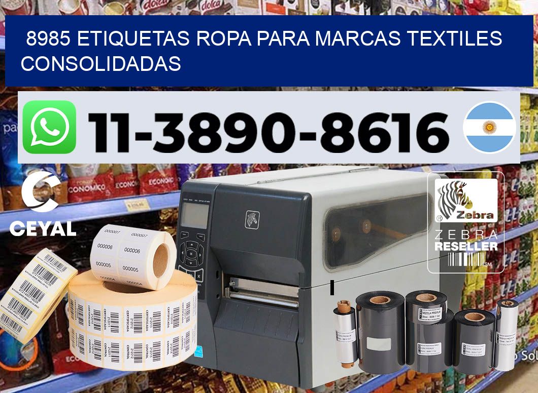 8985 Etiquetas ropa para marcas textiles consolidadas