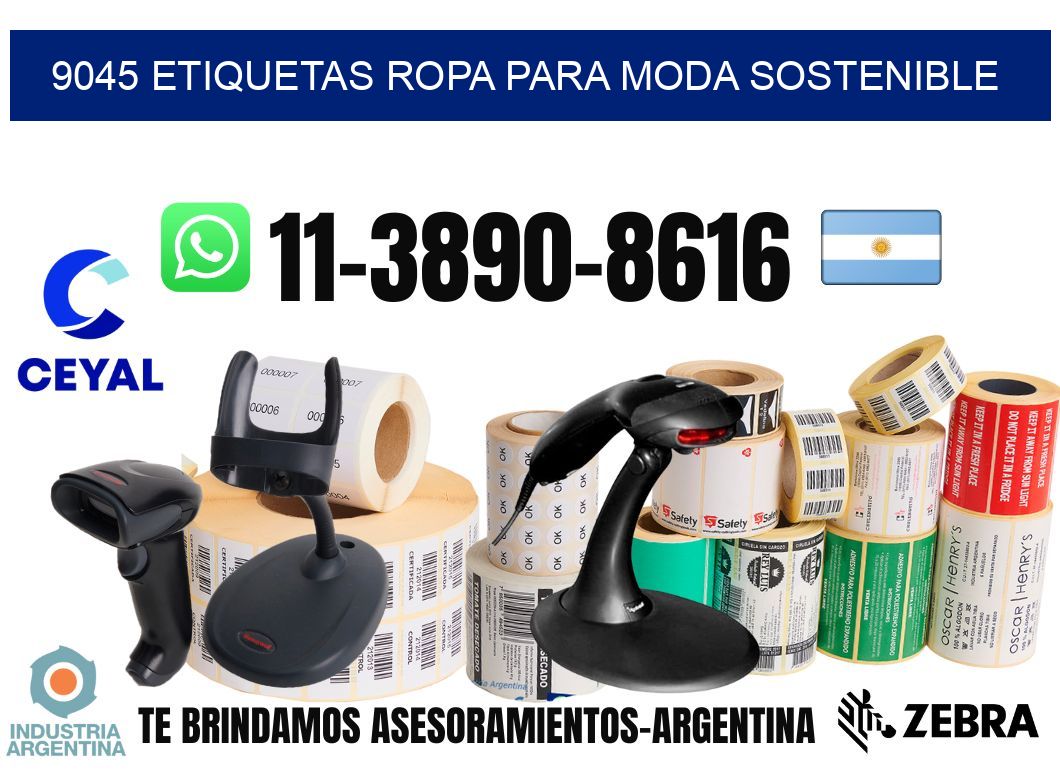 9045 Etiquetas ropa para moda sostenible