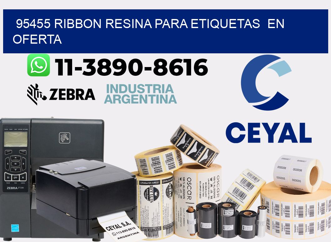 95455 ribbon resina para etiquetas  en oferta