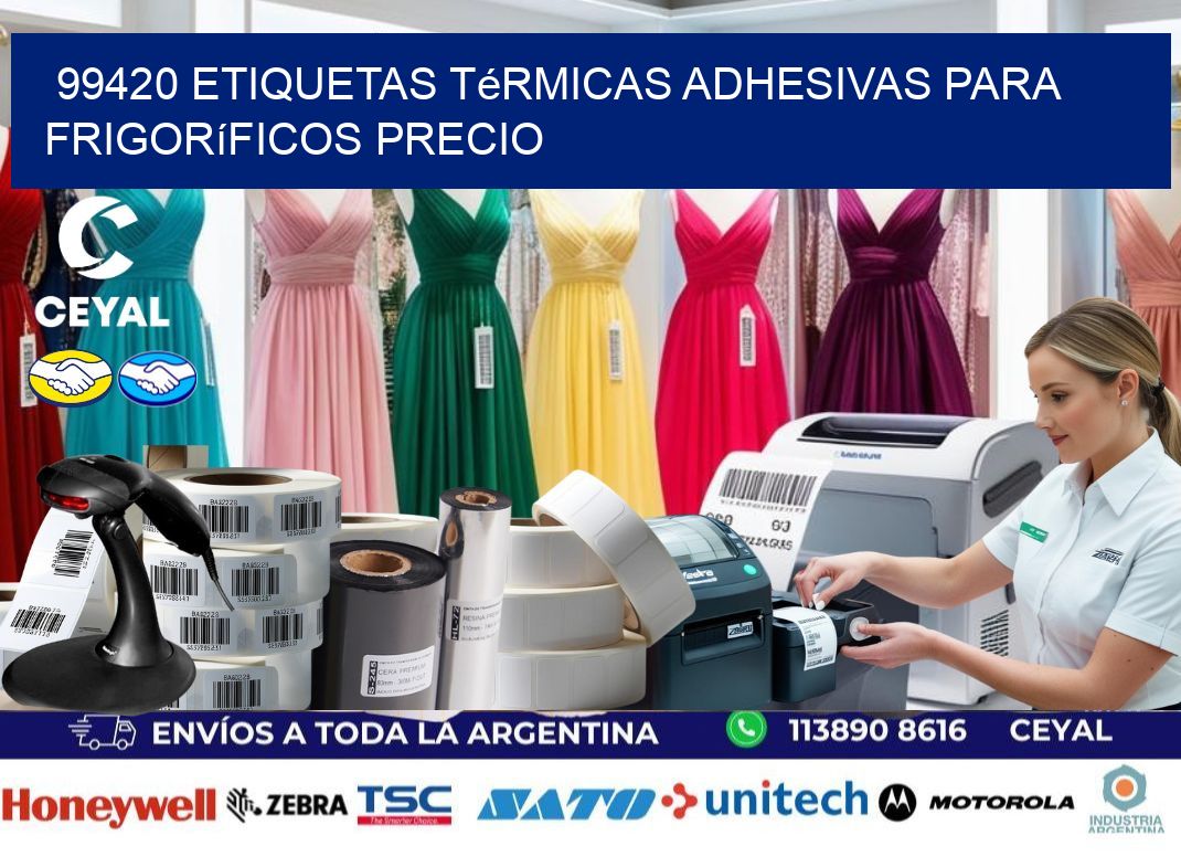 99420 etiquetas térmicas adhesivas para frigoríficos precio