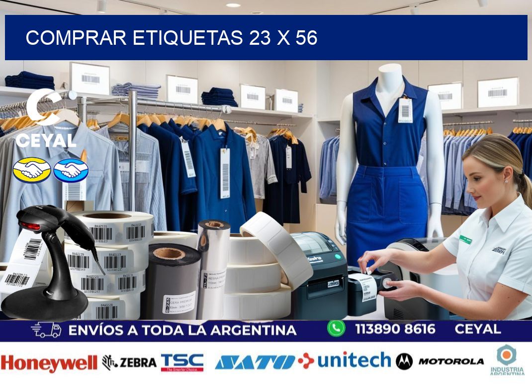 comprar etiquetas 23 x 56