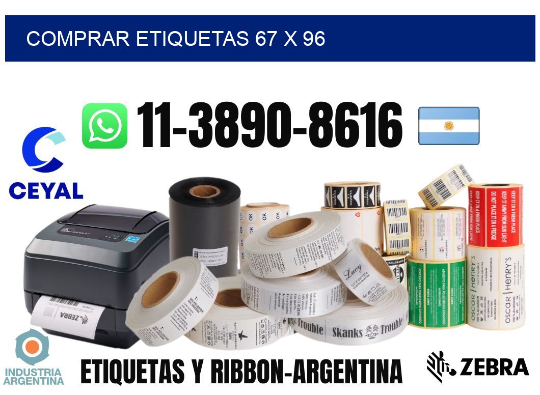 comprar etiquetas 67 x 96