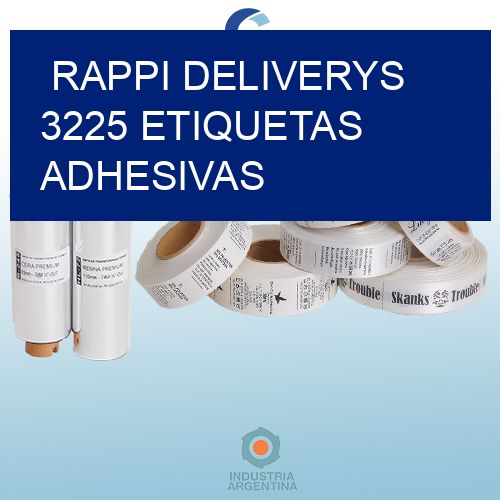 rappi deliverys 3225 etiquetas adhesivas