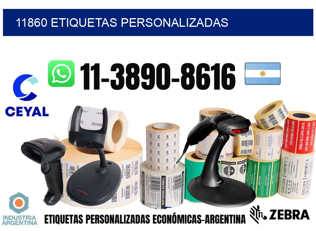 11860 etiquetas personalizadas