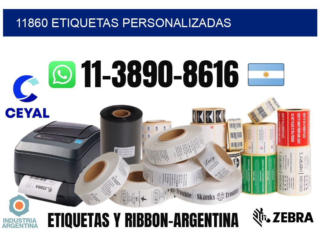11860 etiquetas personalizadas