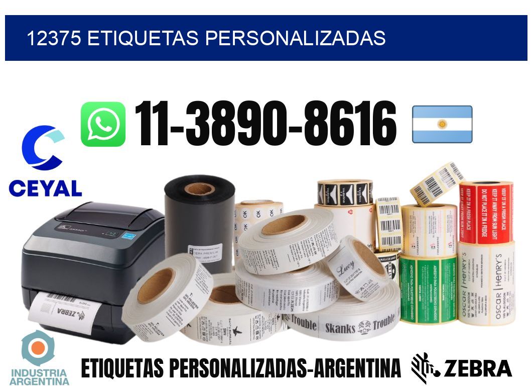 12375 etiquetas personalizadas