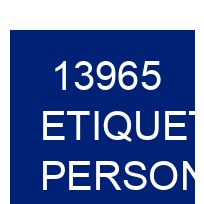 13965 etiquetas personalizadas