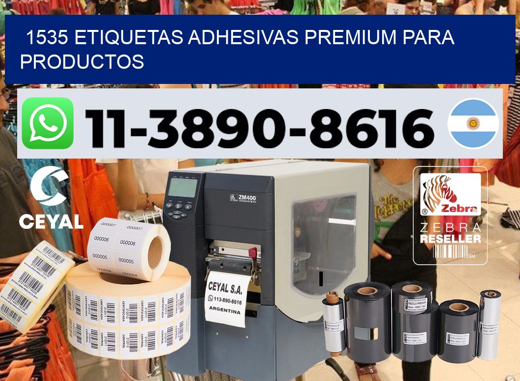 1535 Etiquetas adhesivas premium para productos
