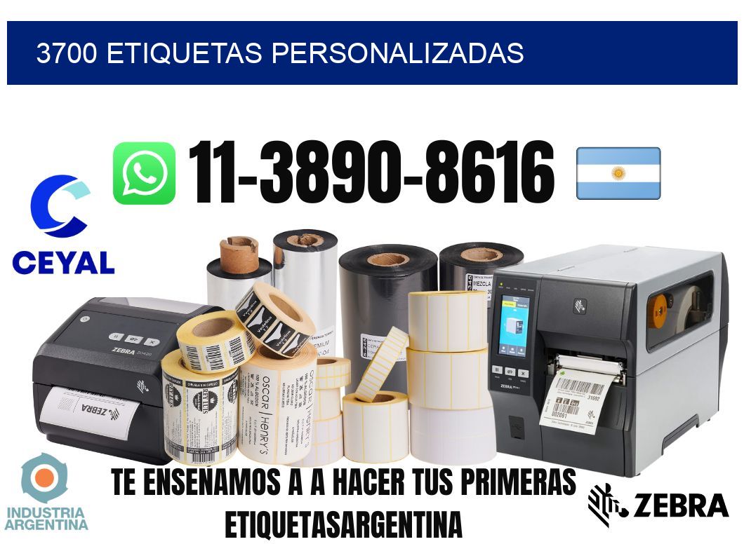 3700 etiquetas personalizadas