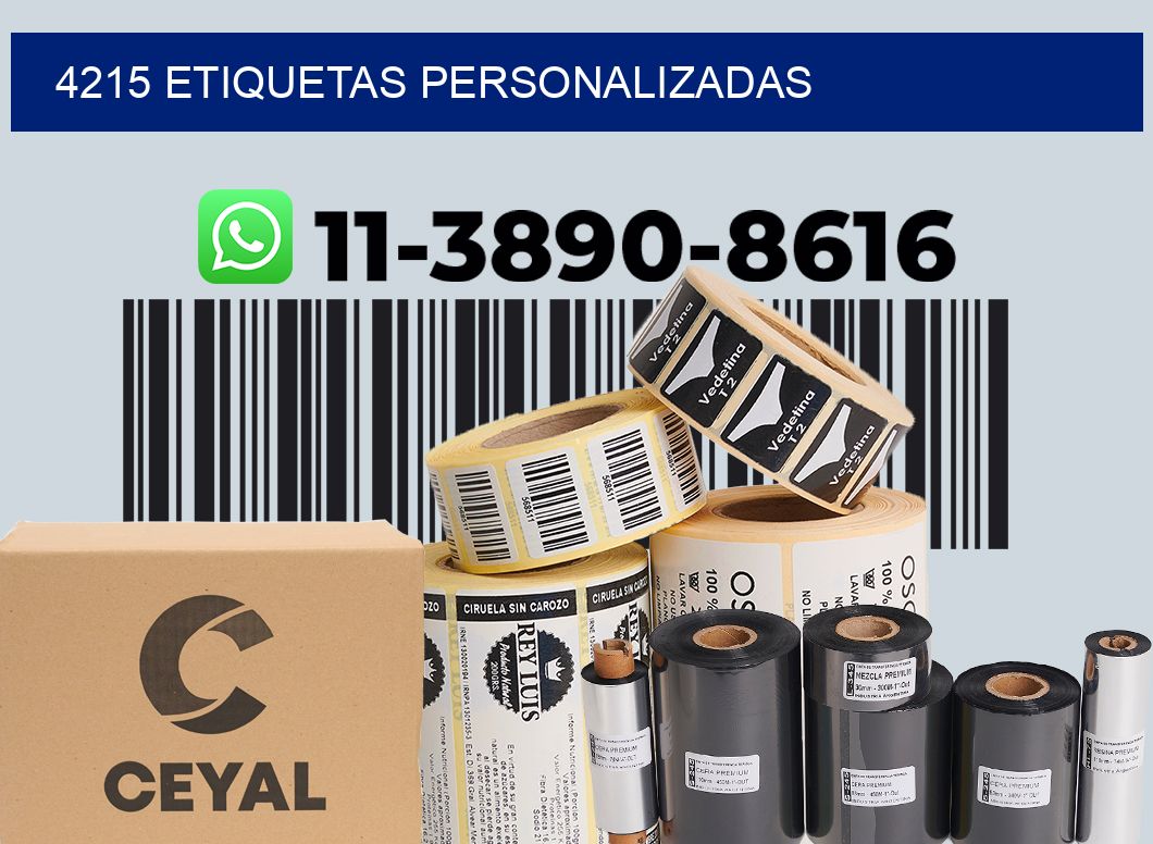 4215 etiquetas personalizadas
