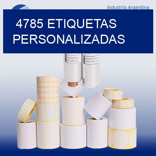 4785 etiquetas personalizadas