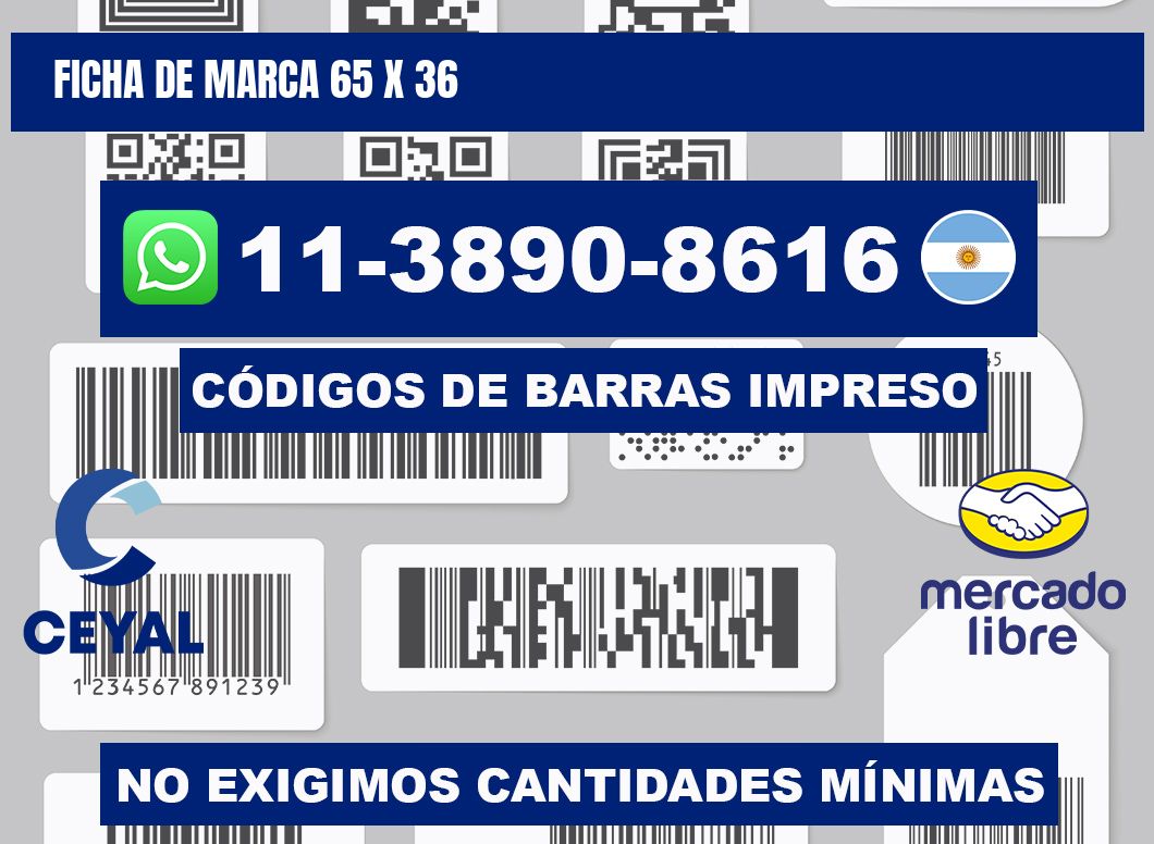 Ficha de marca 65 x 36