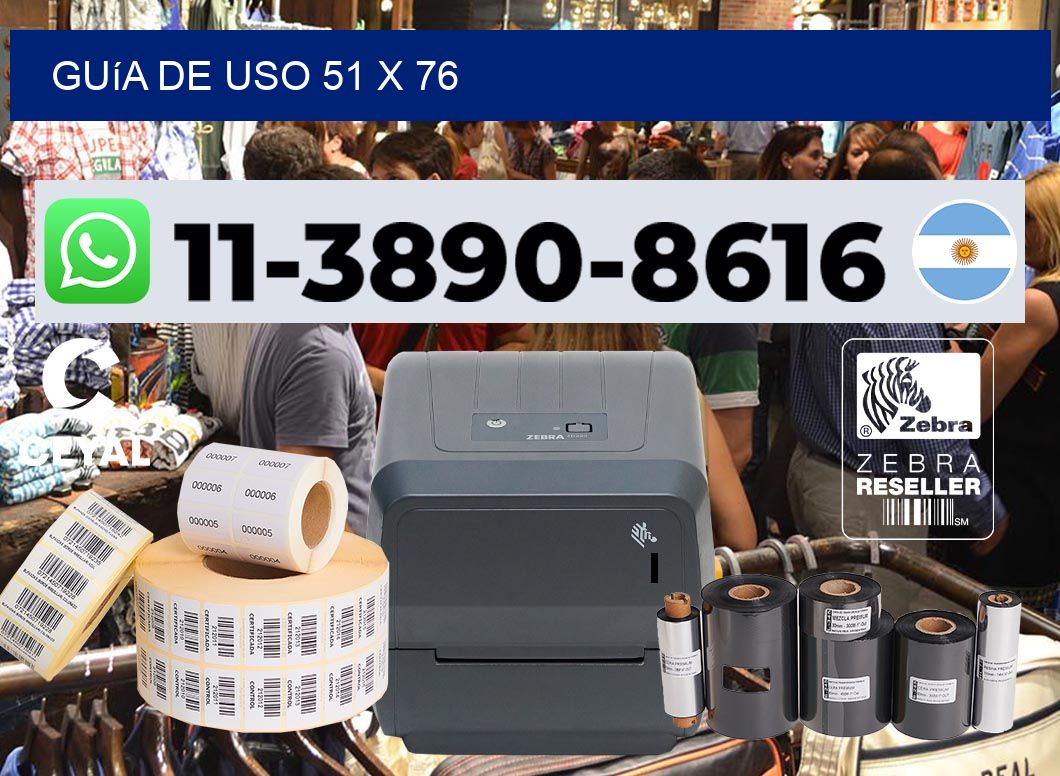 Guía de uso 51 x 76