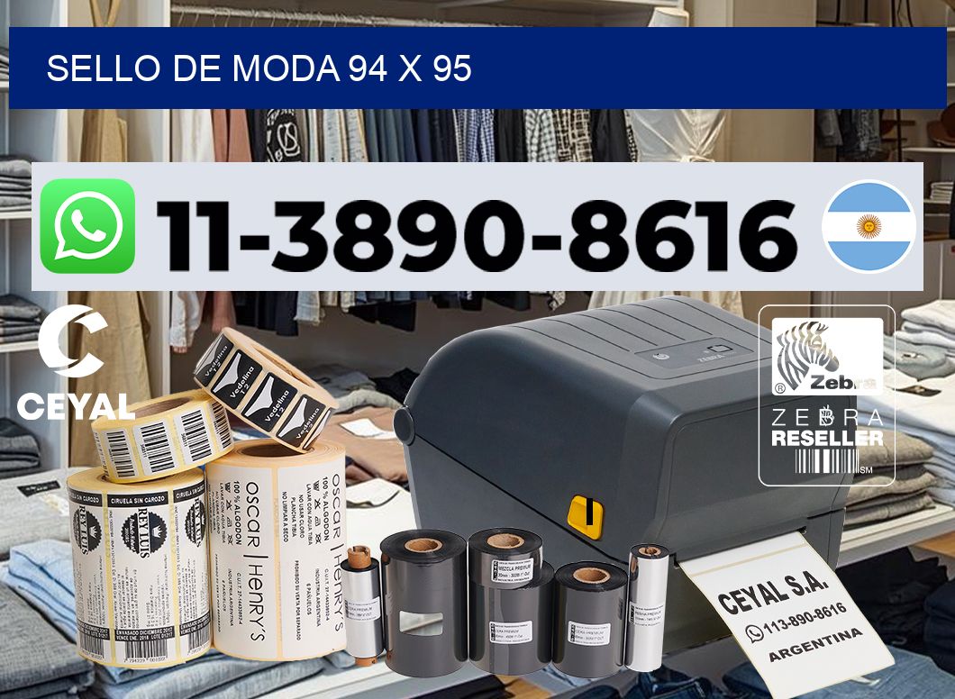 Sello de moda 94 x 95