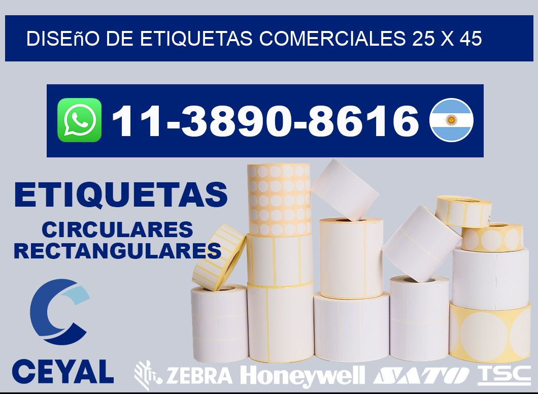 diseño de etiquetas comerciales 25 x 45