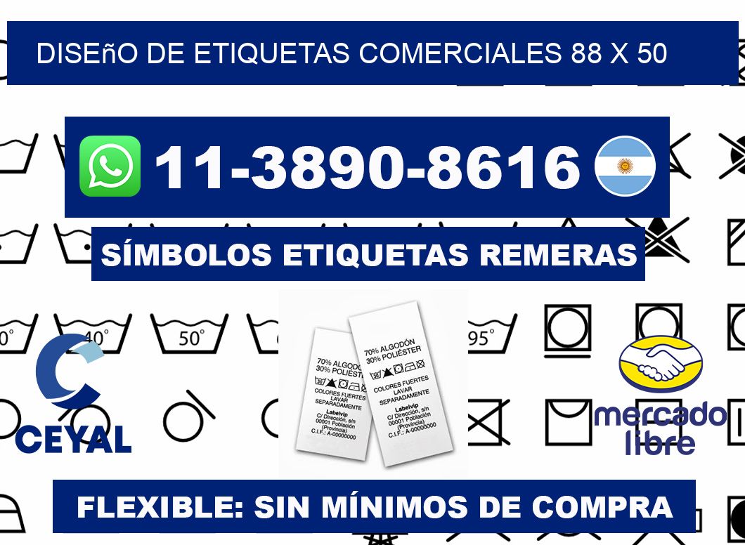 diseño de etiquetas comerciales 88 x 50