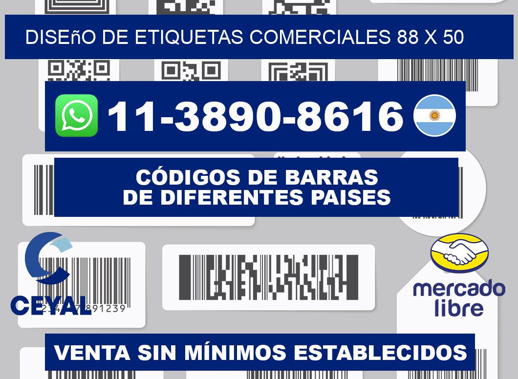 diseño de etiquetas comerciales 88 x 50