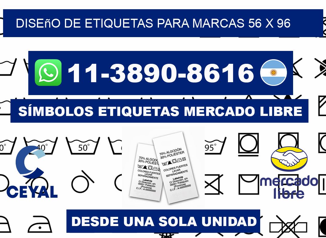 diseño de etiquetas para marcas 56 x 96