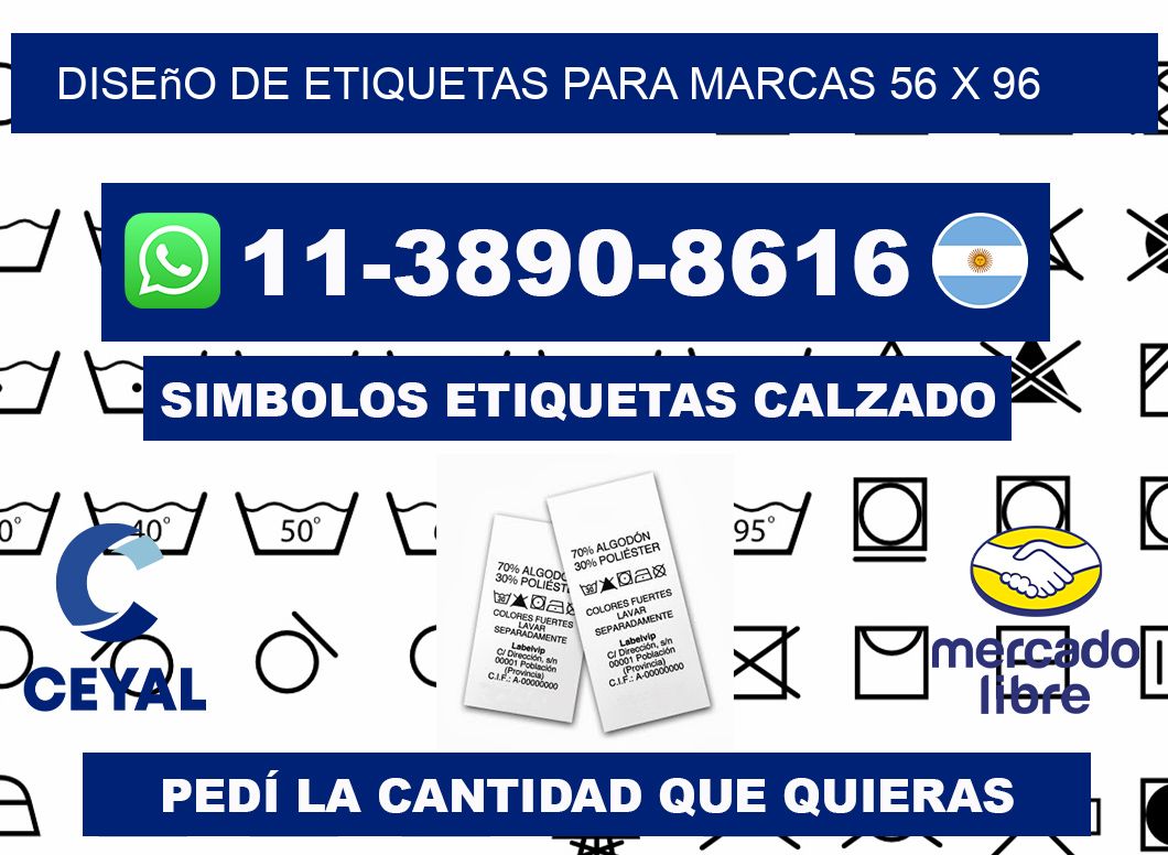 diseño de etiquetas para marcas 56 x 96