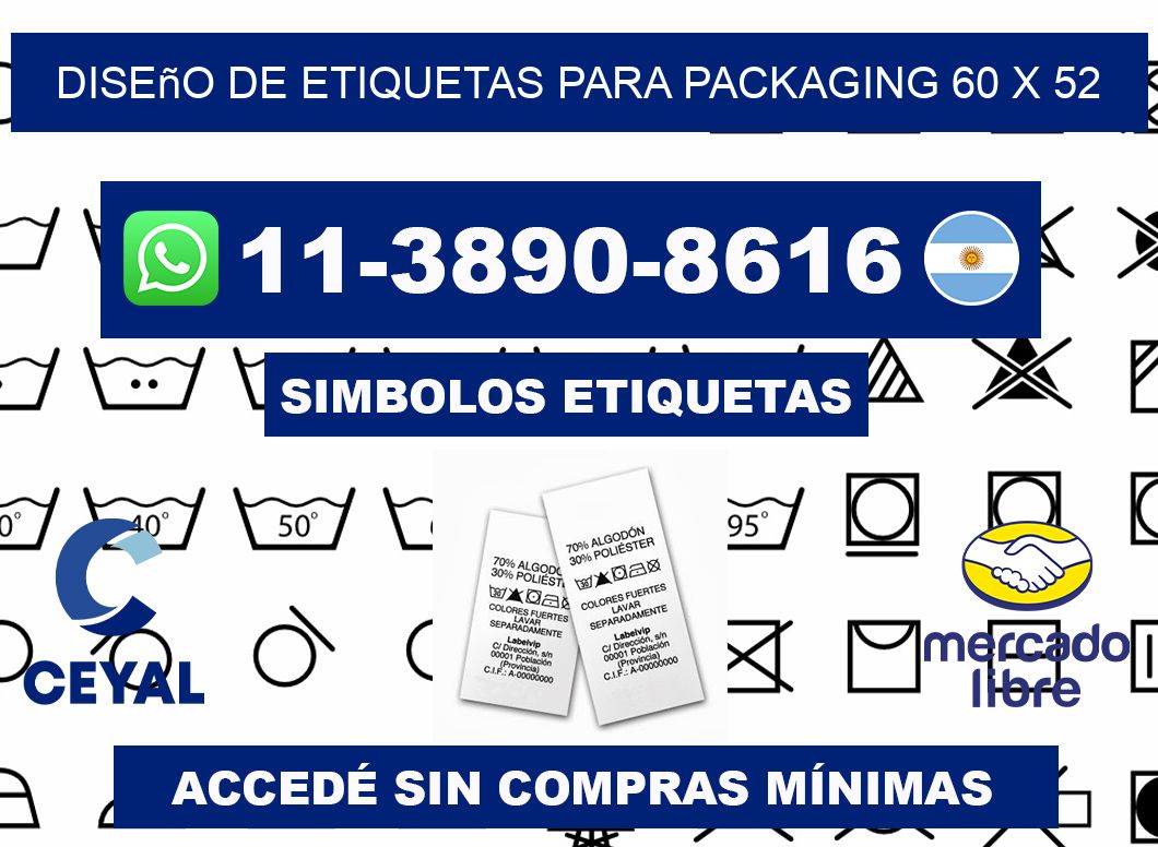 diseño de etiquetas para packaging 60 x 52