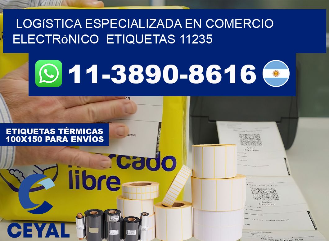 Logística especializada en comercio electrónico  etiquetas 11235