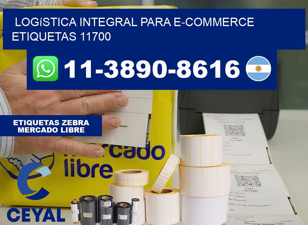 Logística integral para e-commerce  etiquetas 11700
