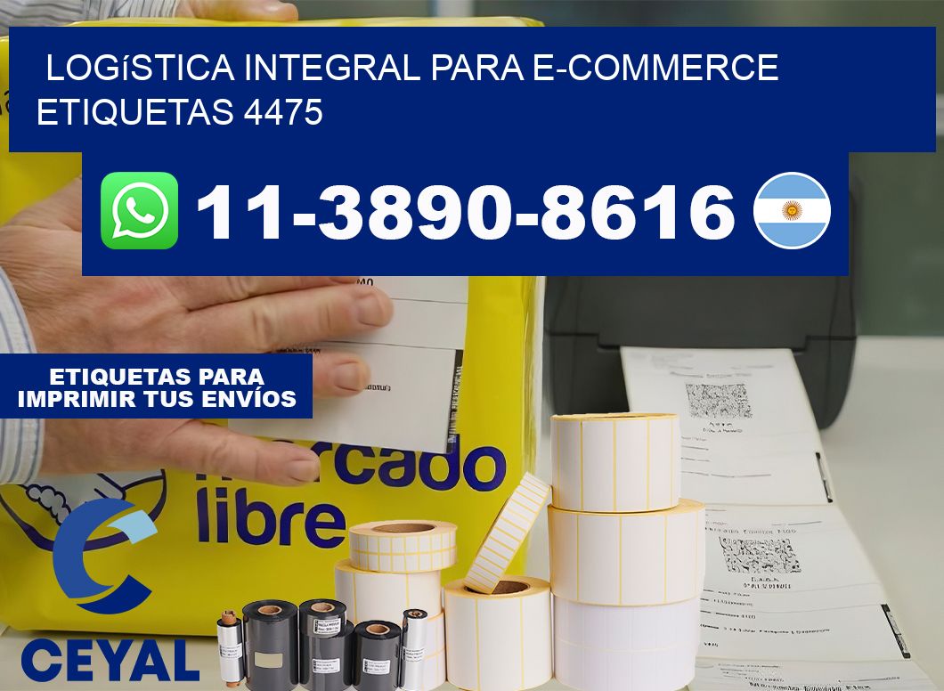 Logística integral para e-commerce  etiquetas 4475