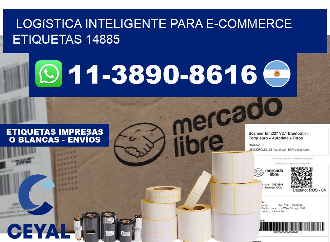 Logística inteligente para e-commerce etiquetas 14885