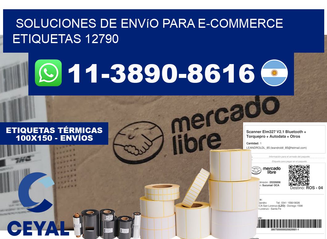 Soluciones de envío para e-commerce  etiquetas 12790