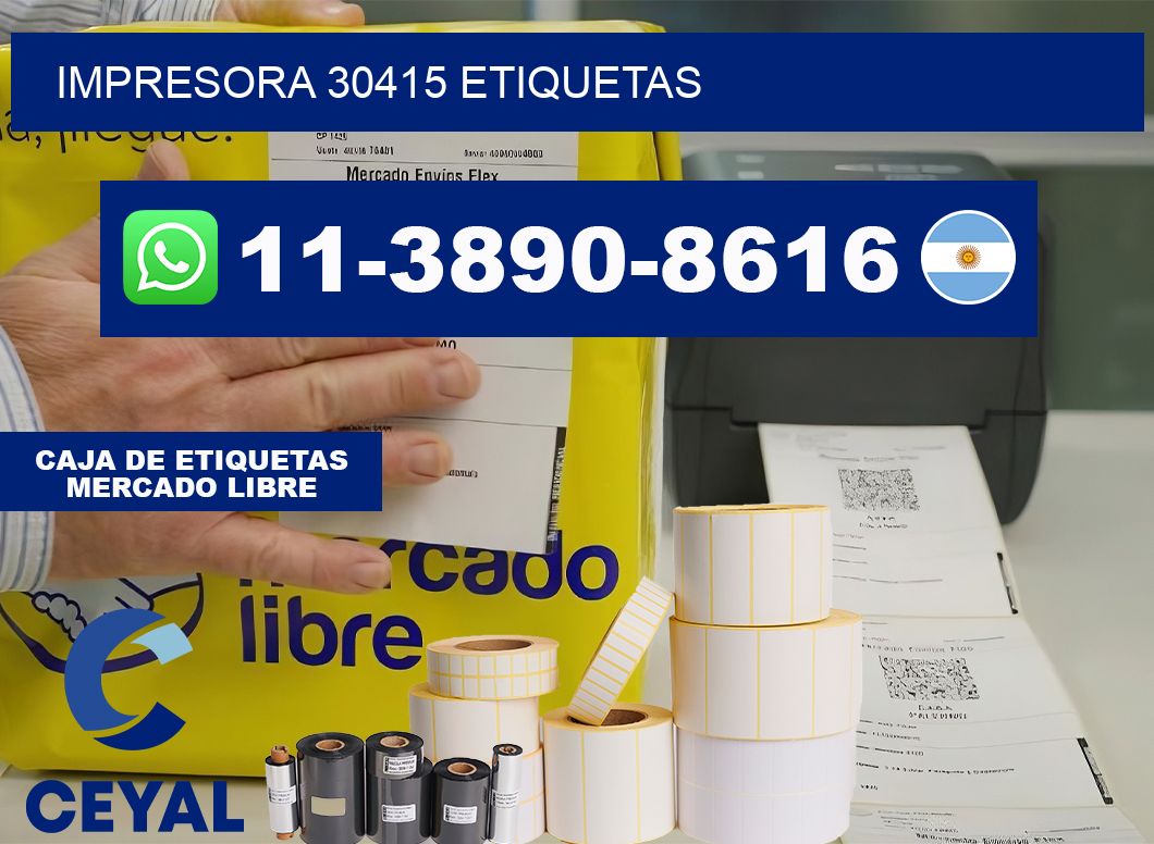impresora 30415 etiquetas