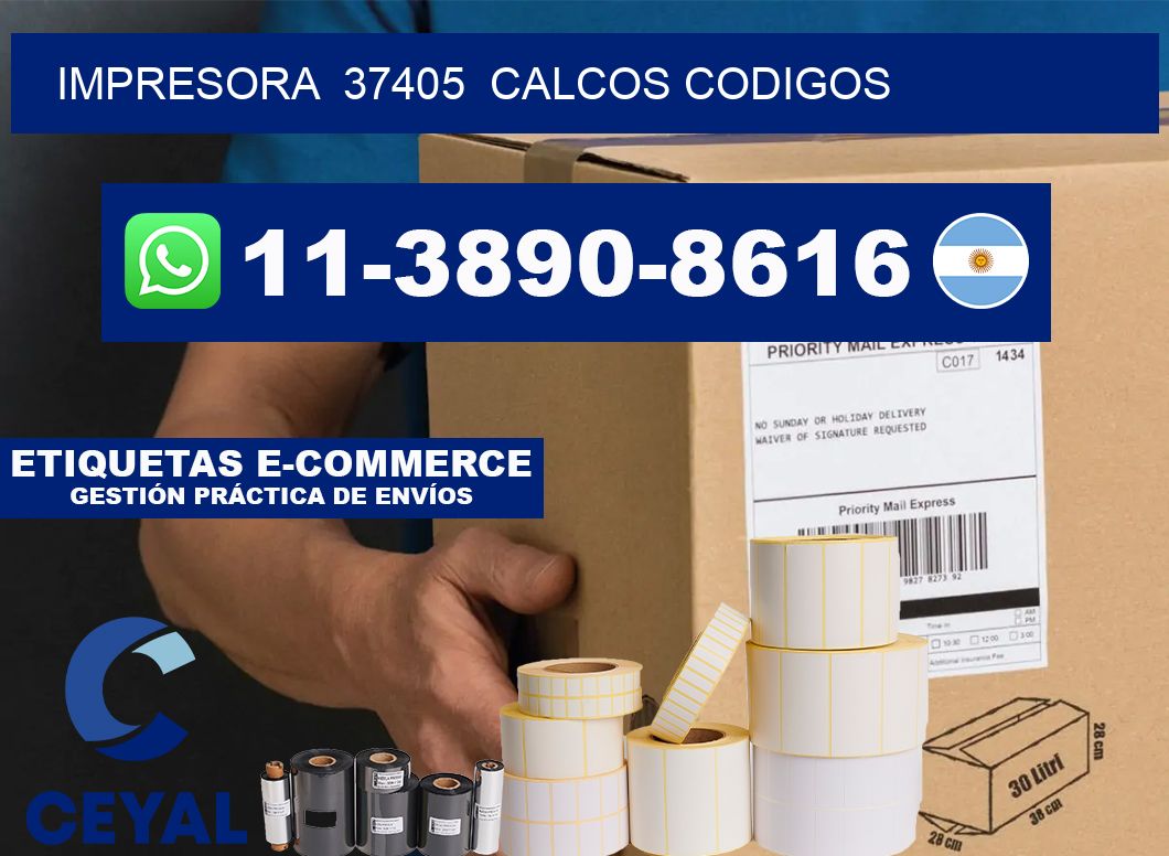 impresora  37405  calcos codigos