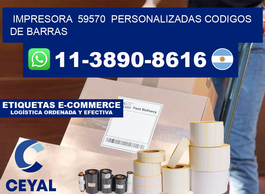 impresora  59570  personalizadas codigos de barras