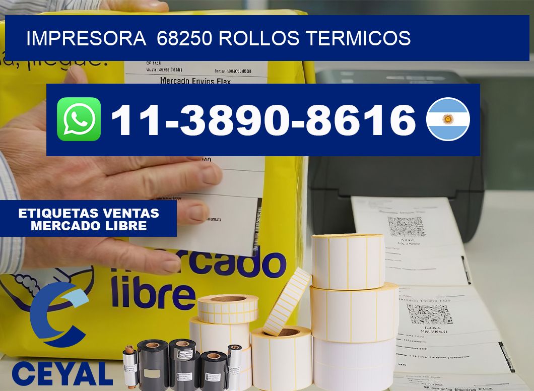 impresora 68250 rollos termicos