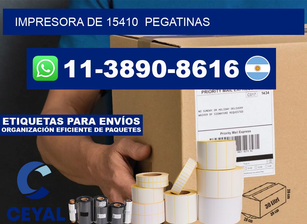 impresora de 15410  pegatinas