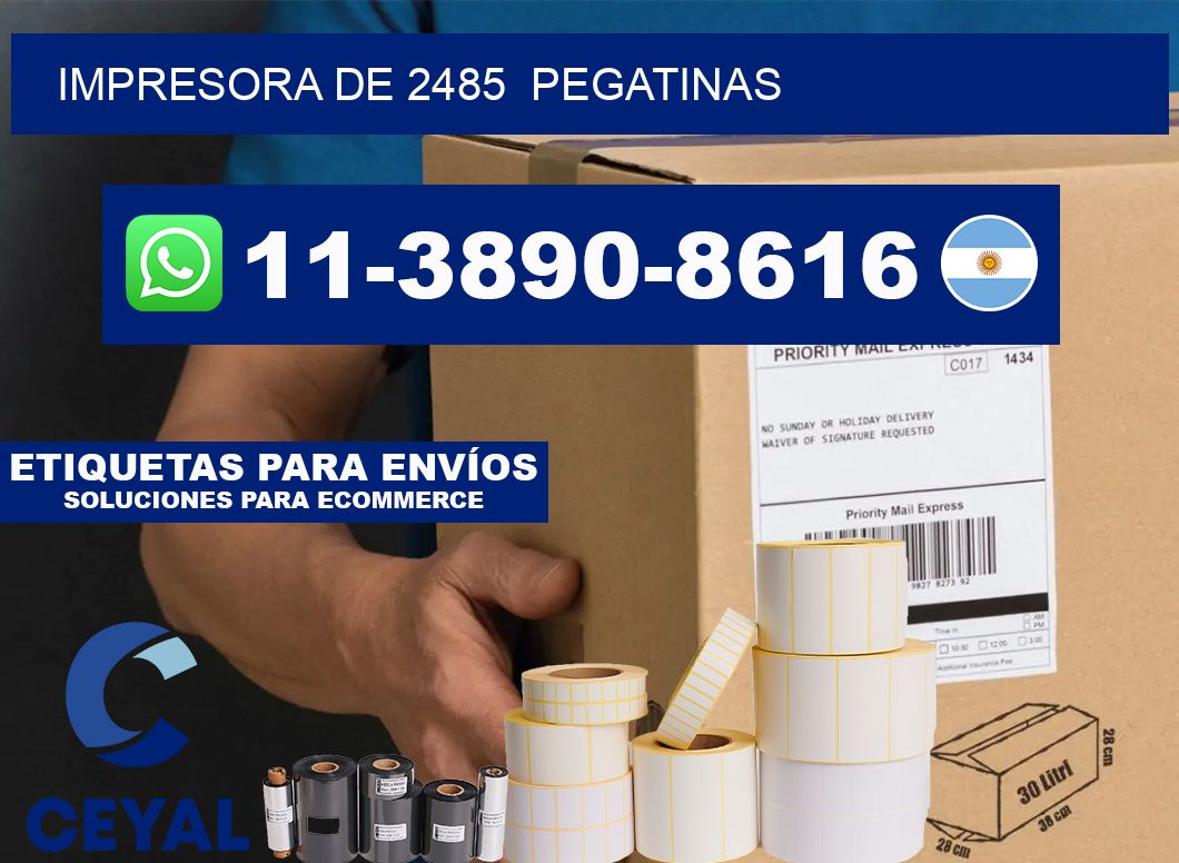impresora de 2485  pegatinas
