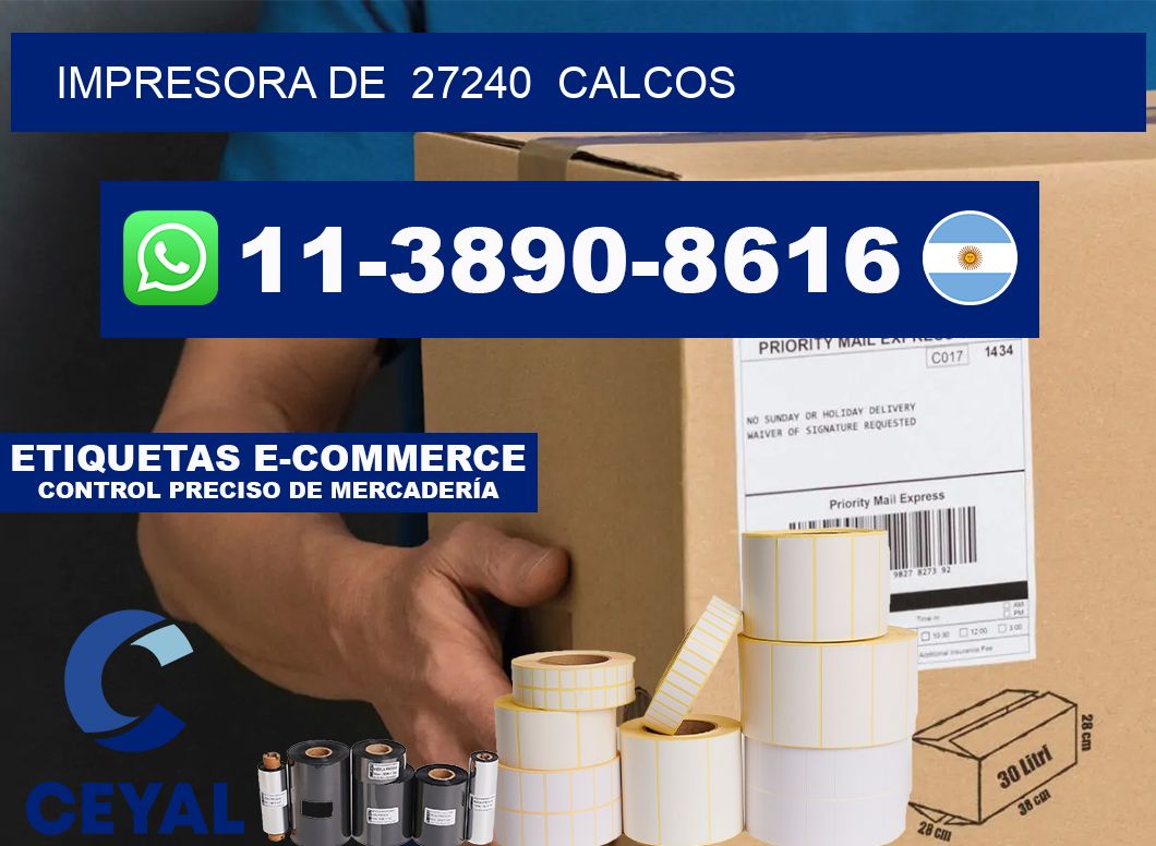impresora de 27240 calcos