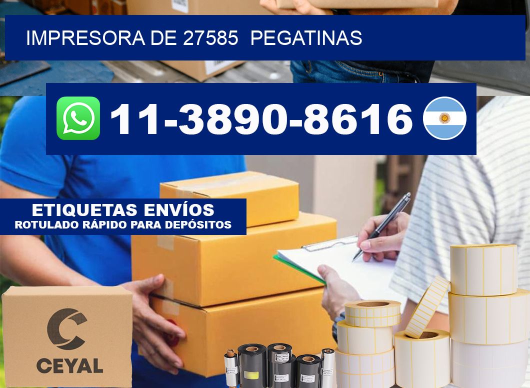 impresora de 27585  pegatinas