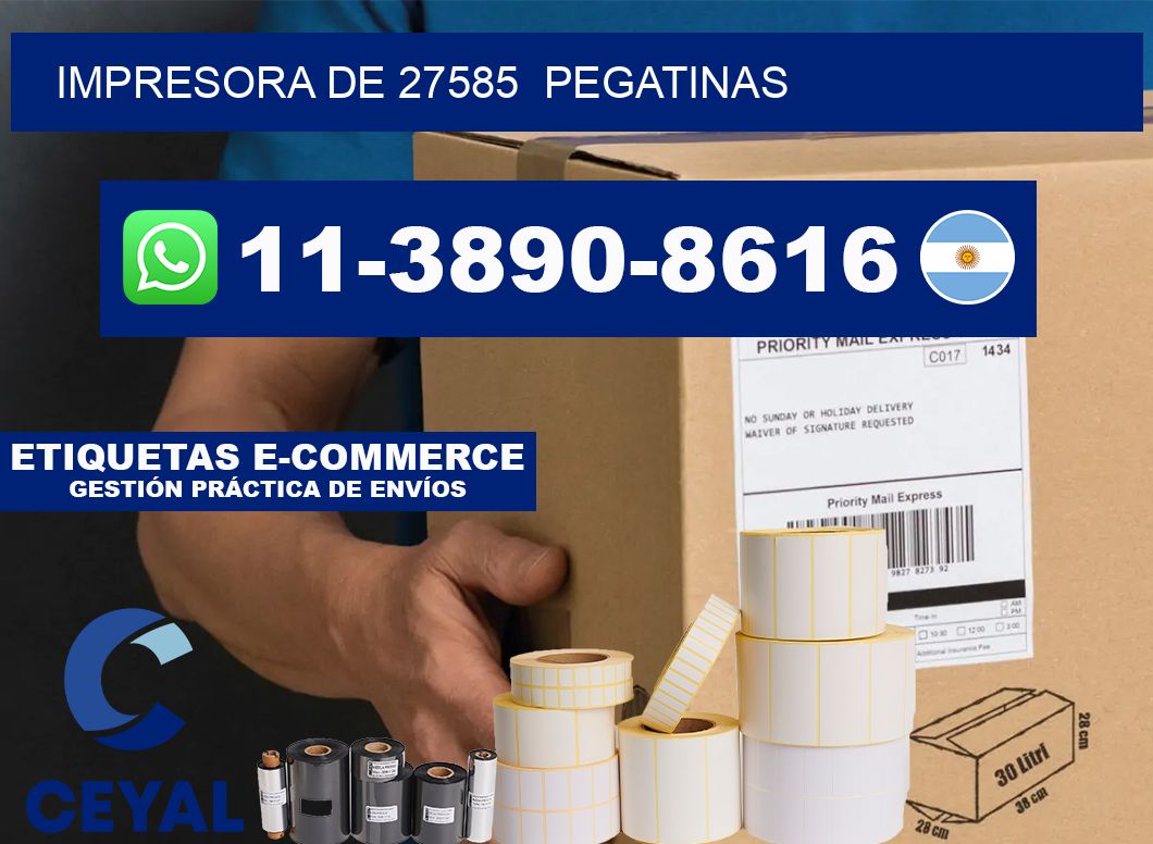 impresora de 27585  pegatinas