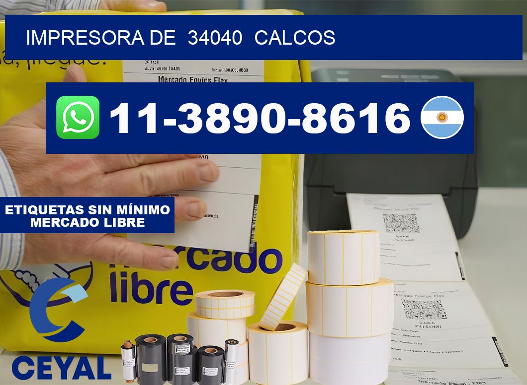 impresora de 34040 calcos
