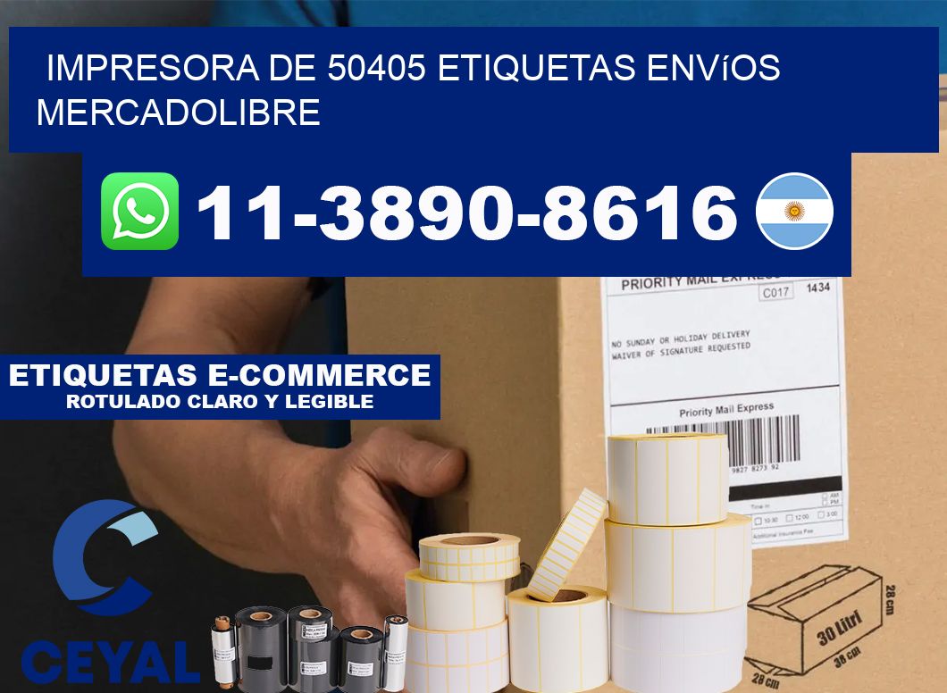impresora de 50405 etiquetas envíos mercadolibre