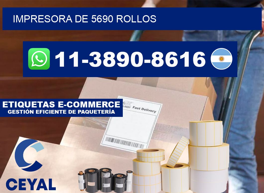 impresora de 5690 rollos
